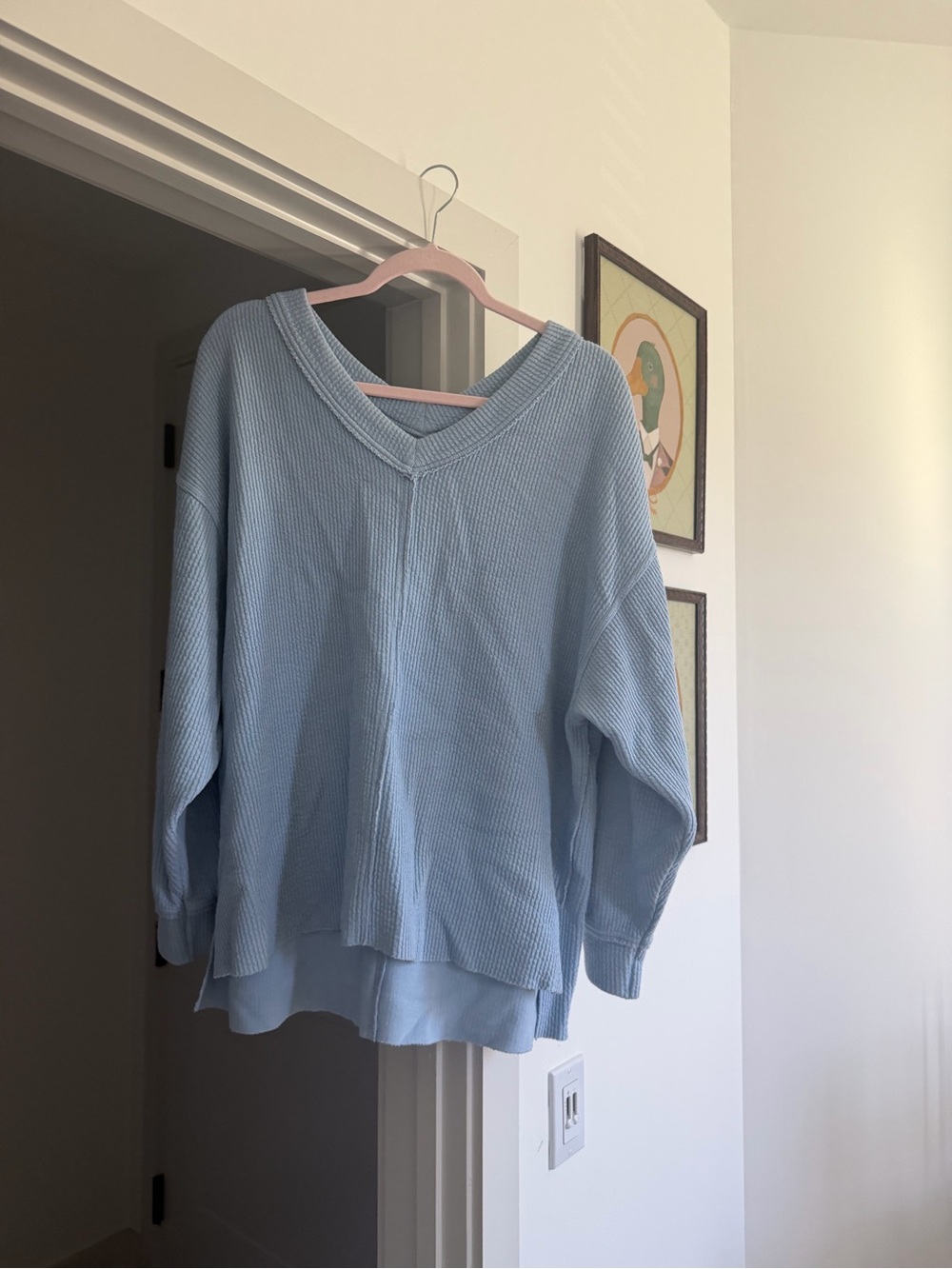 Aerie V-Neck Sweatshirt